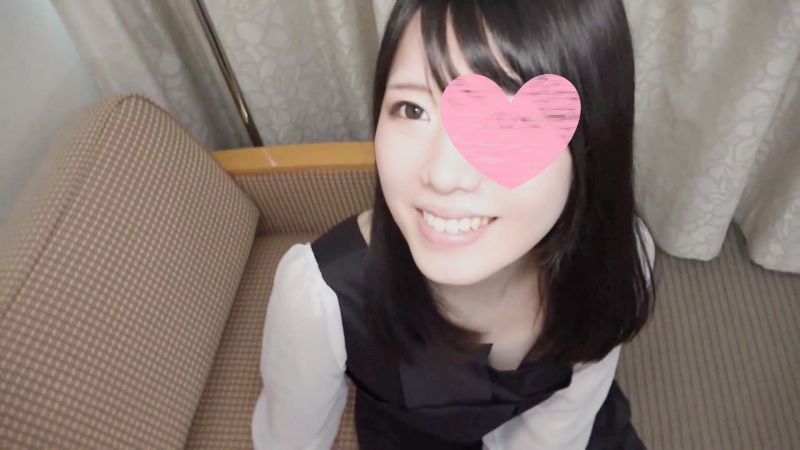 【初撮♡/無】細身の清楚な大学生が脱いだらビックリ！とっても恥ずかしがり屋で大人しいのにデカチンを前に豹変するドMちゃん♥口内・生中の2回連続大量発射！！