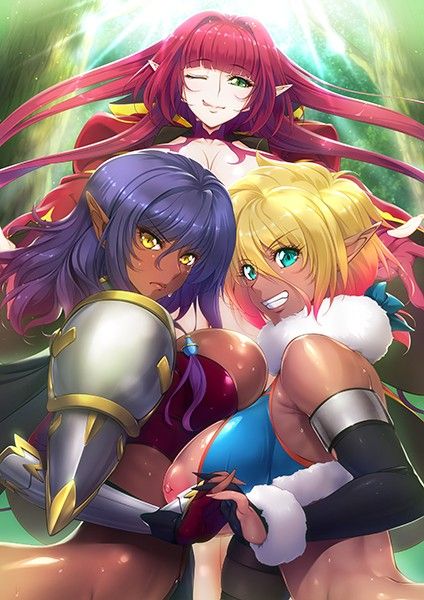 OVAようこそ！スケベエルフの森へ ＃3 エルフとダークエルフの全面対決！ 救世主様と『らぶらぶ子作り対決』◆ セル版